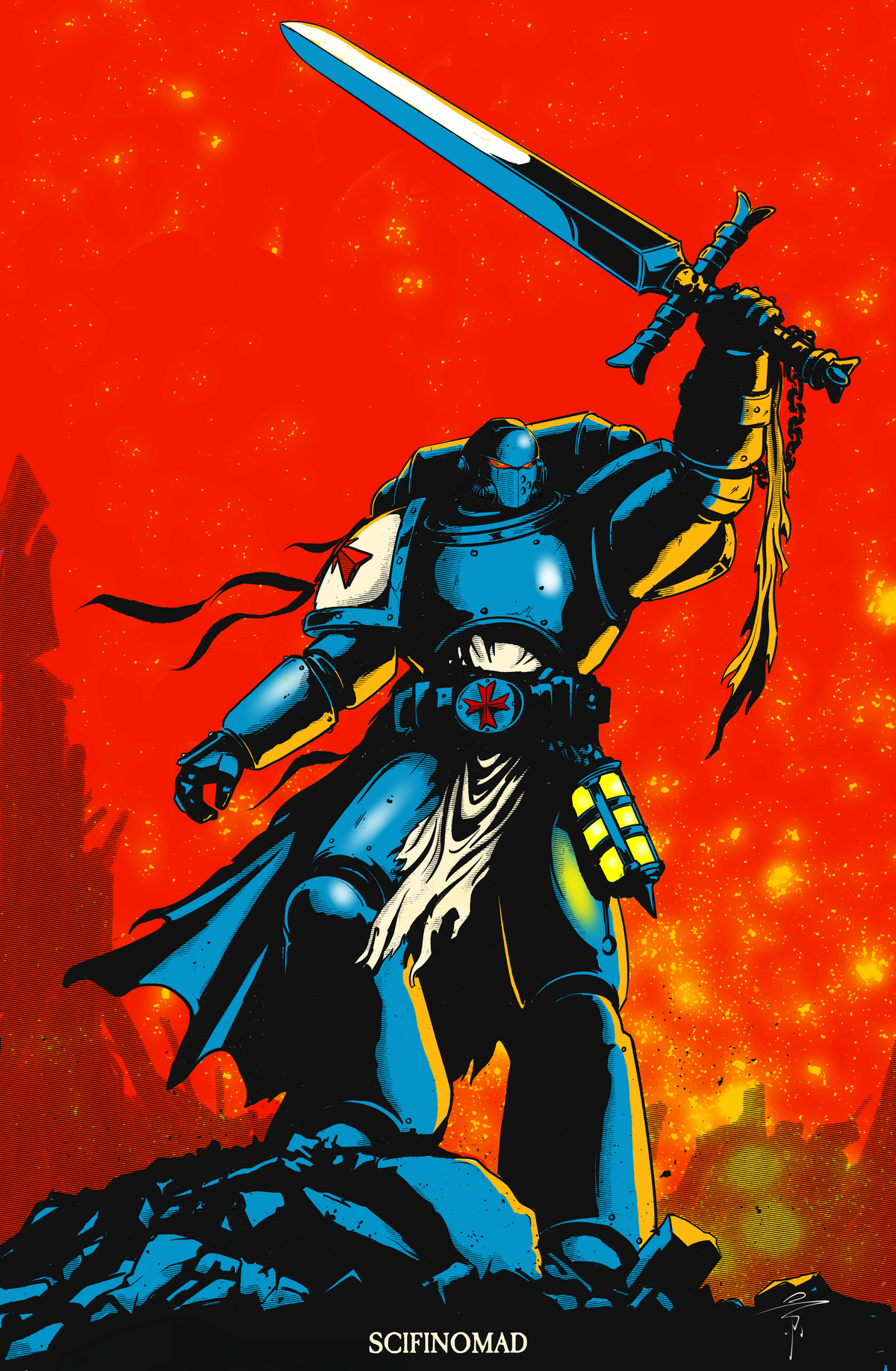 Black Templar Champion Tee