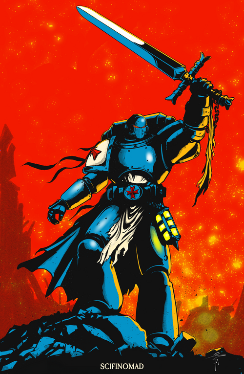 Black Templar Champion Tee